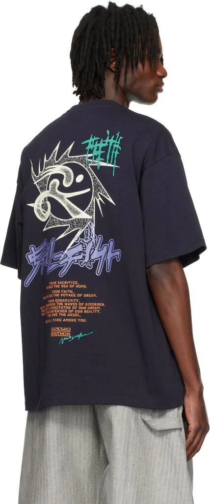 NAMESAKE Navy Sava Oversized Sail T-shirt 3
