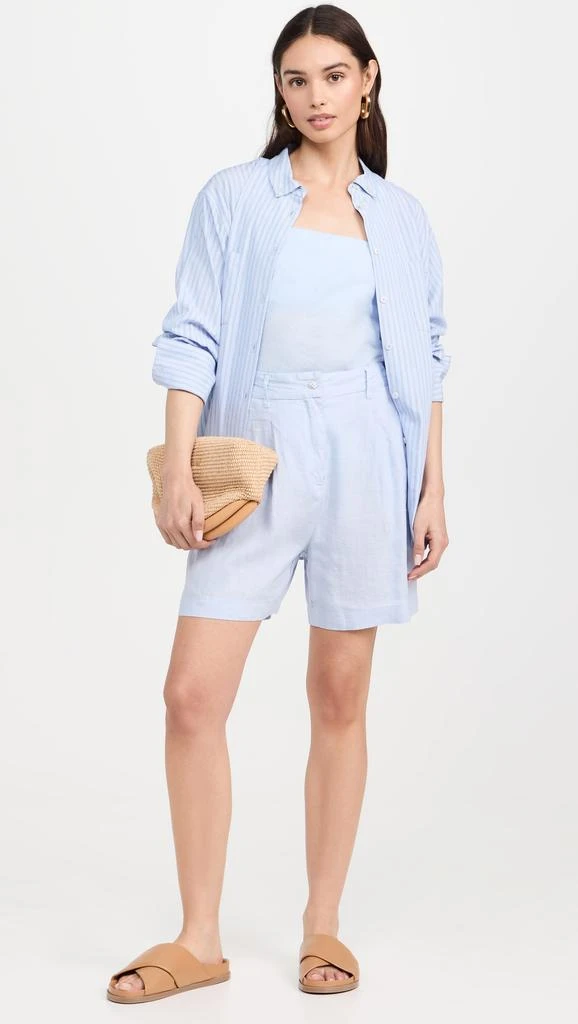 DONNI The Linen Pleated Shorts 4