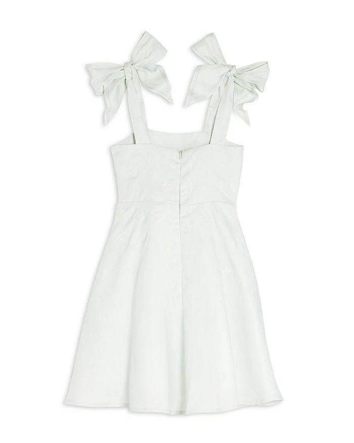 knee length dresses for ladies Linen Maxi Dress with Pockets main image 1