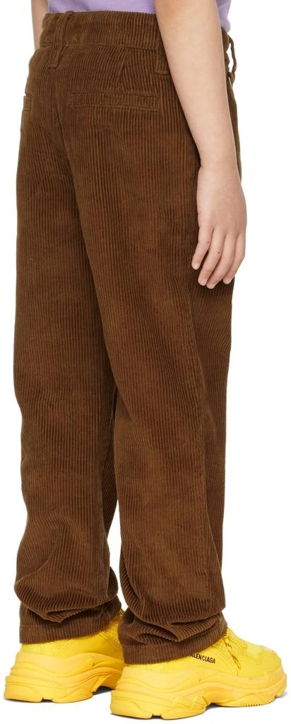 Drew House SSENSE Exclusive Kids Brown Painted Mascot Trousers 3
