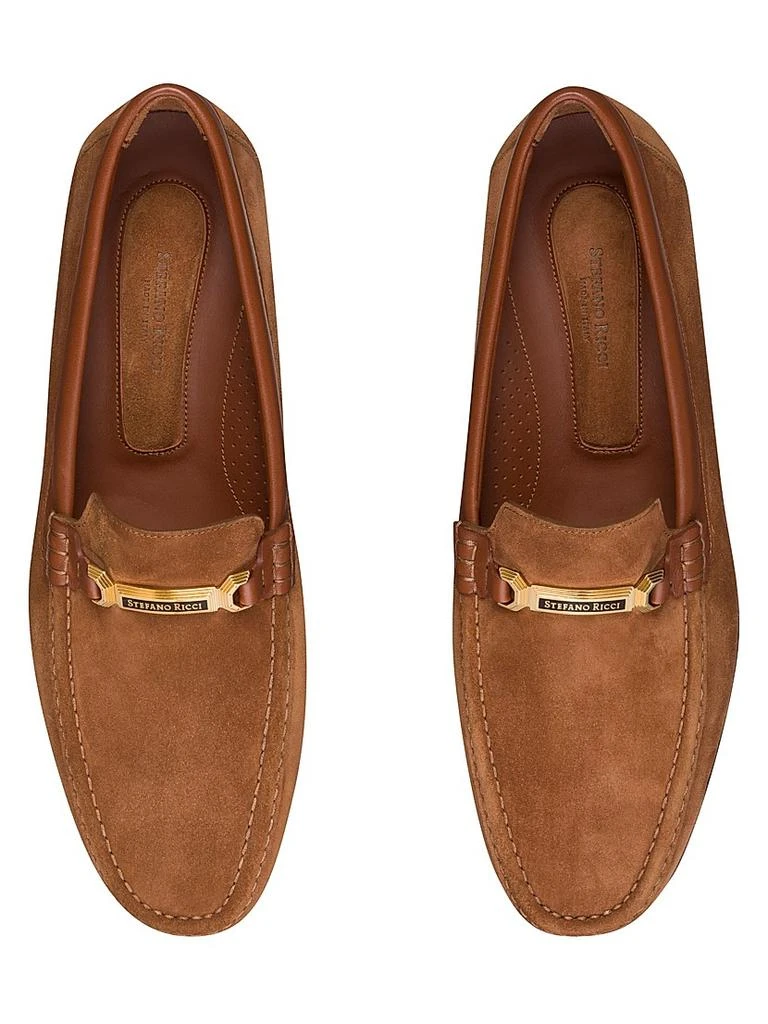 Stefano Ricci Suede Loafers - Business Casual Shoes - Free  display picture 1