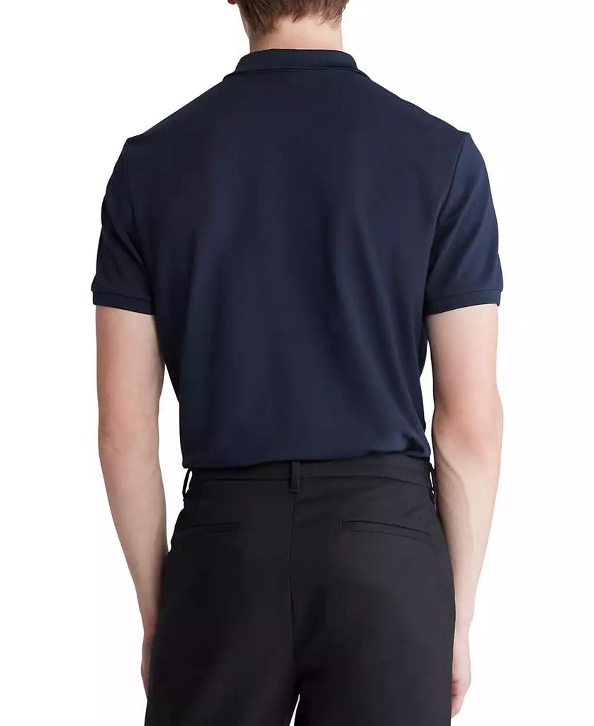Calvin Klein Men's Athletic Tech Zip Polo Shirt