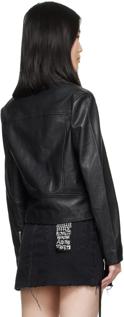 Ksubi Black Amplify Leather Jacket 3