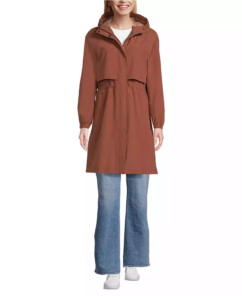 Lands
 End Women
s Squall Packable Long Raincoat