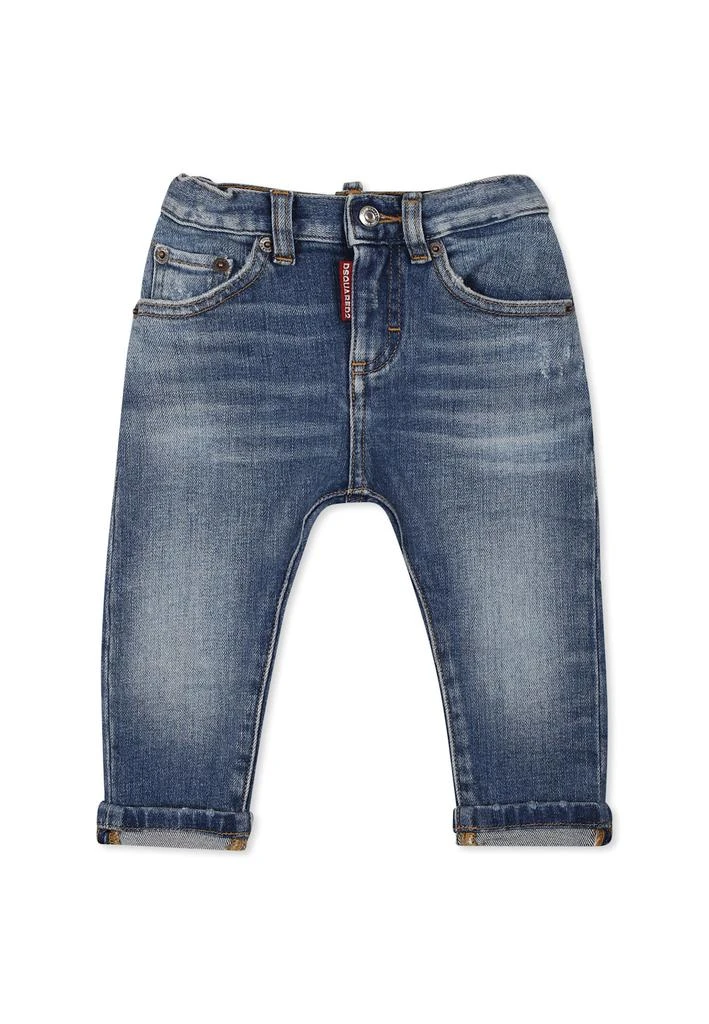 DSQUARED2 Denim Jeans For Baby Boy With Logo 1