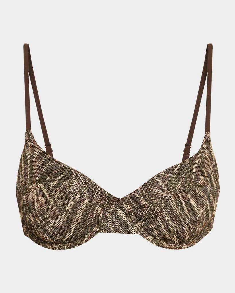Ramy Brook Printed Mona Bikini Top