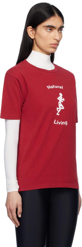 District Vision Red California Cotton T-shirt