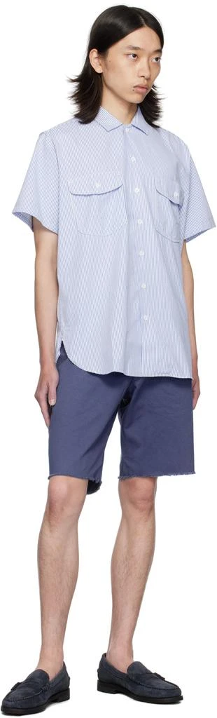 BEAMS PLUS Blue Work Shirt 4