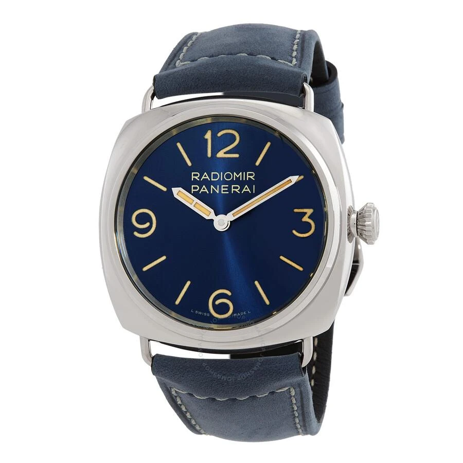 Panerai Radiomir Officine 45mm Hand Wind Blue Dial Men's Watch PAM01383 1