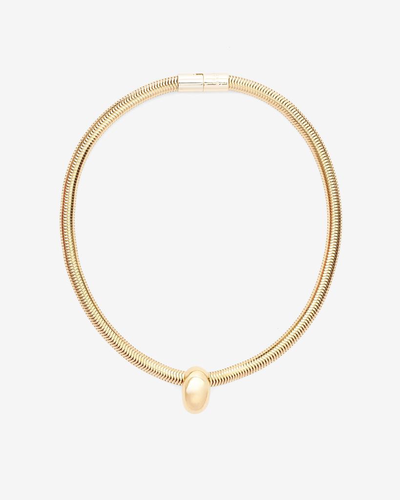 Isabel Marant ISABEL MARANT, SHINY CRESCENT CHOKER - Women - Gold - OneSize
