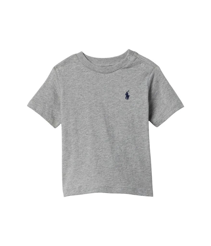 Ralph Lauren Cotton Jersey Crew Neck Tee (Infant)