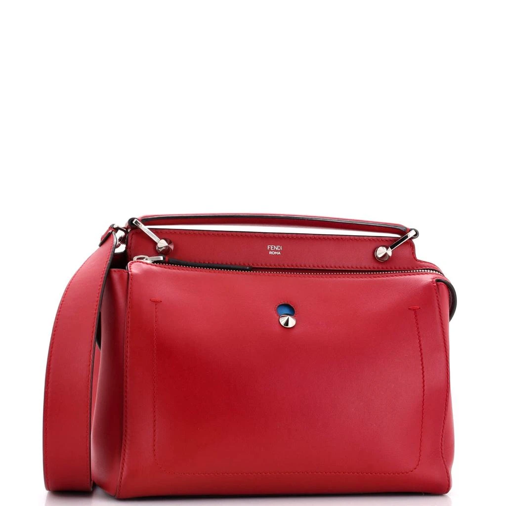 Fendi DotCom Convertible Satchel Leather Medium 3