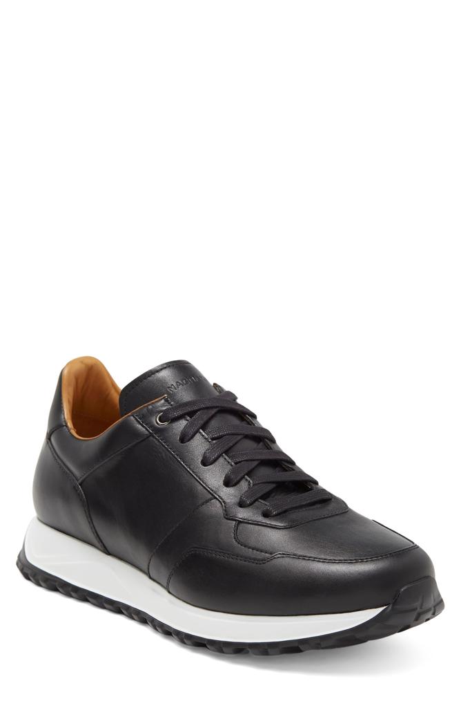 Magnanni Fado Leather Sneaker Black 10 Casual Shoes Free Shipping BeyondStyle