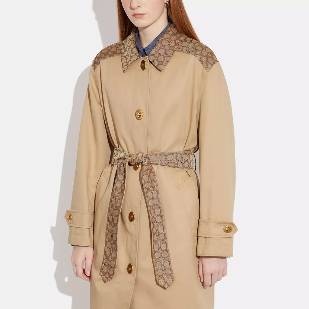 【COACH】 ロング トレンチ COACH トレンチコート コート トレンチ レディース : ZOZOTOWN