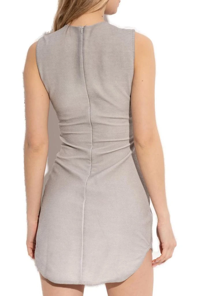 Diesel Diesel D-Yasmi Distressed Fringed Neckline Mini Dress 3