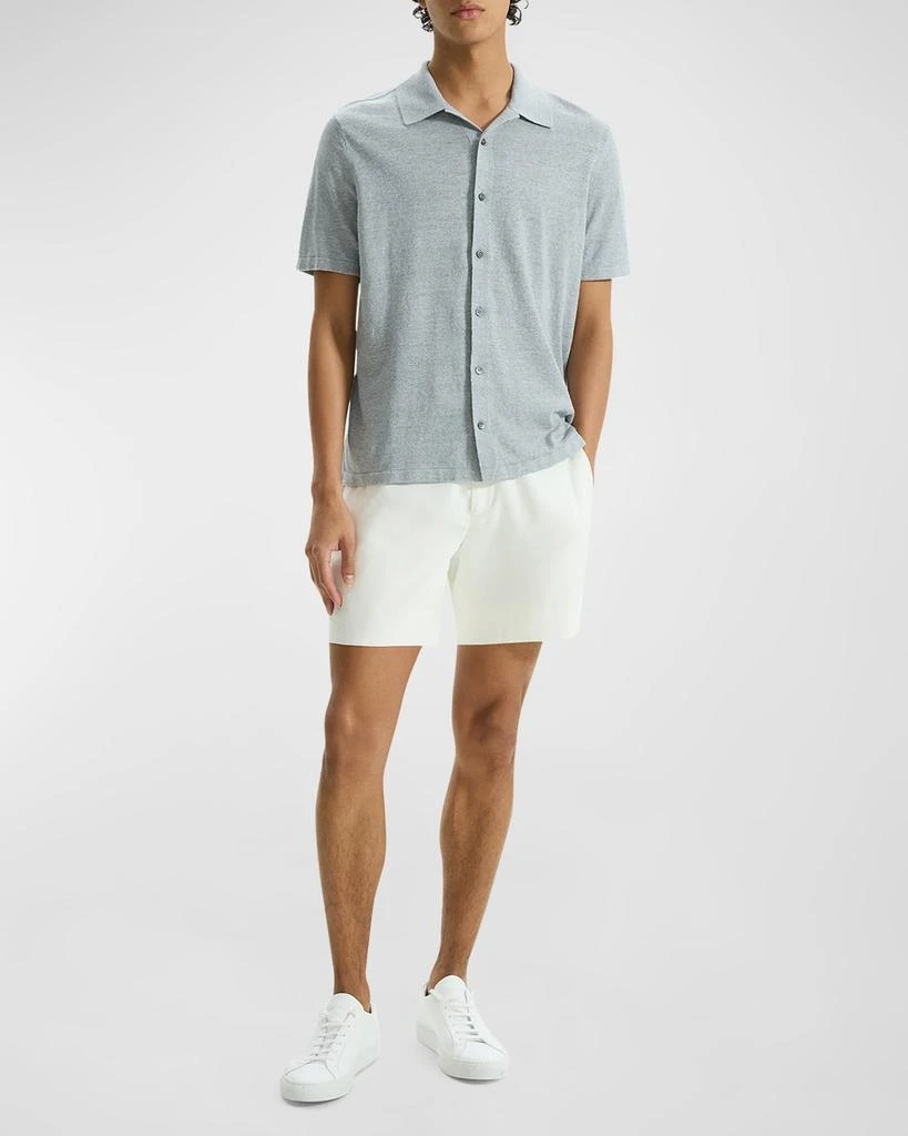 Theory Men's Linen-Blend Camp Shirt 2
