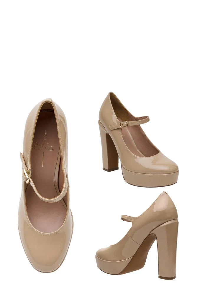 Linea Paolo Isadora Mary Jane Platform Pump 9