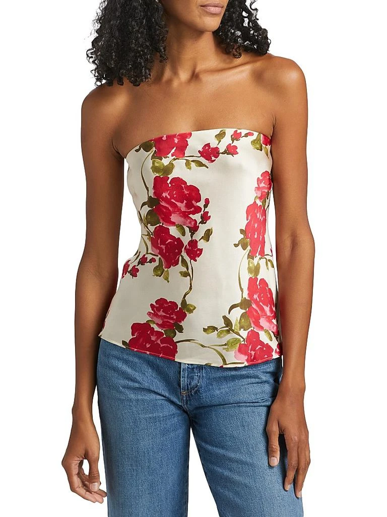 CAMI NYC Prima Silk Strapless Top 3