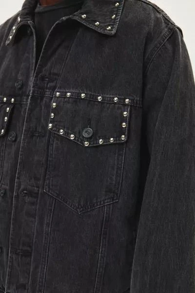 BDG BDG Studded Relaxed Fit Denim Trucker Jacket 5