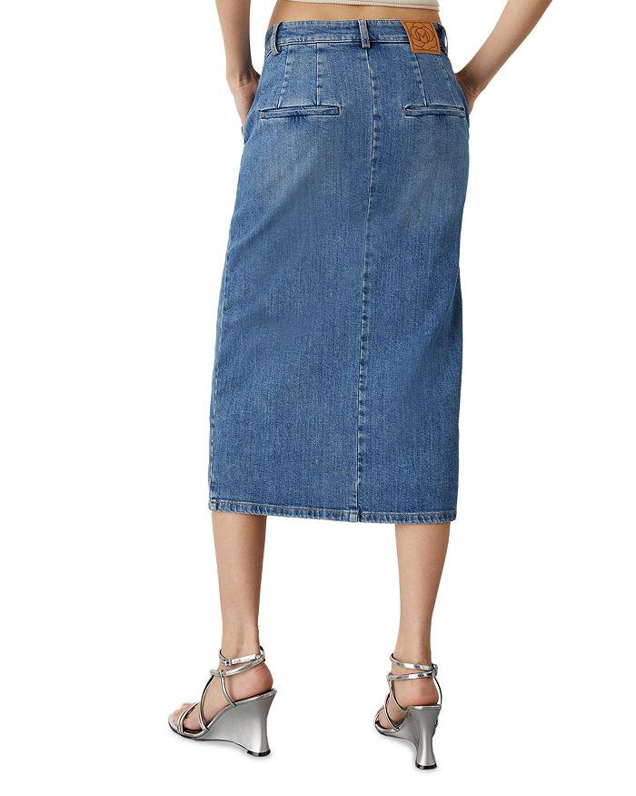 Marella Stretch Denim Midi Skirt