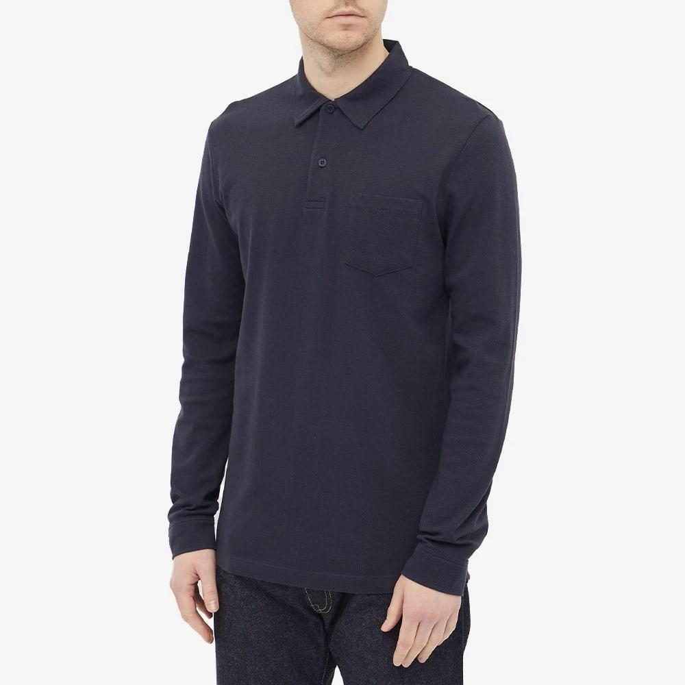Sunspel Sunspel Long Sleeve Riviera Polo 2