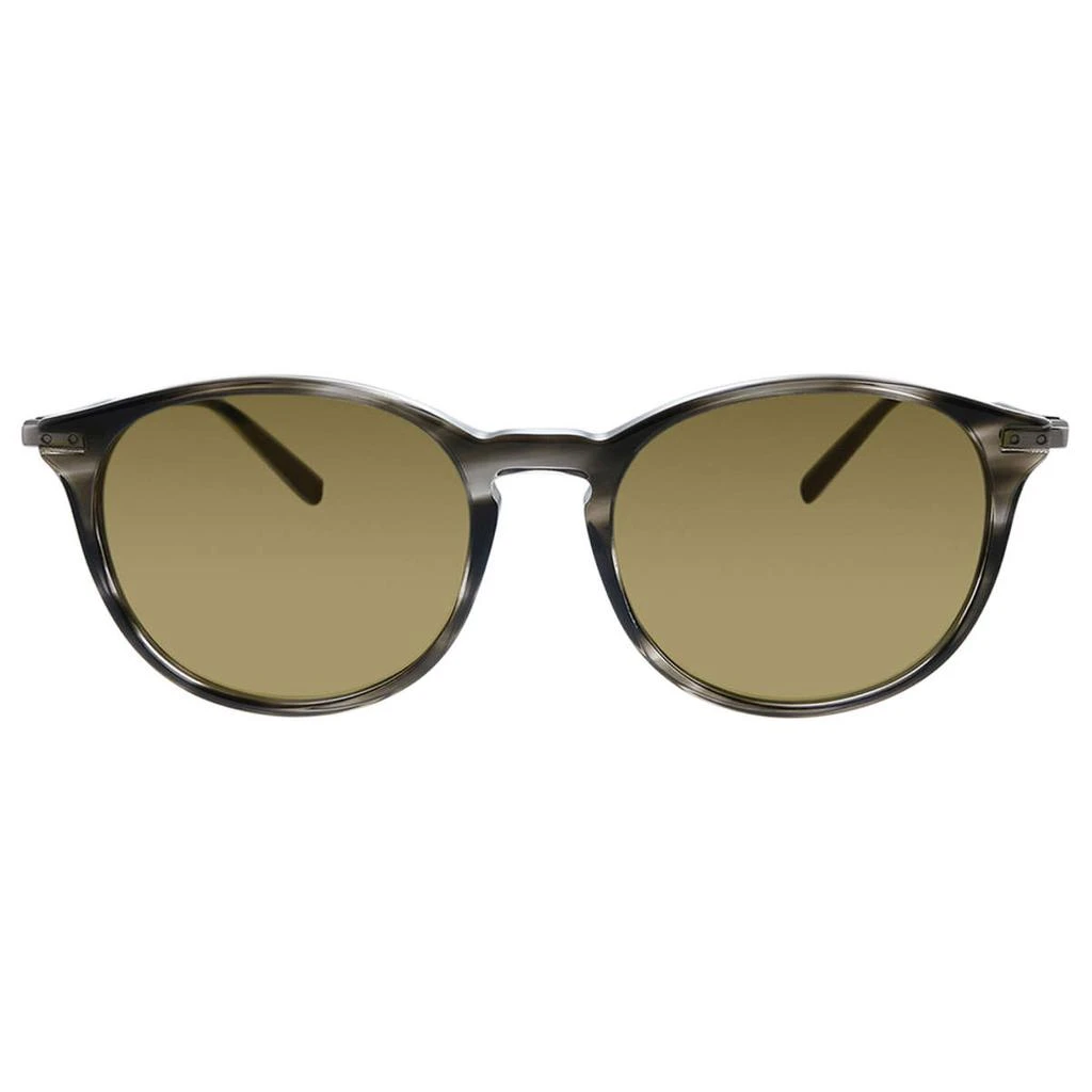 Salvatore Ferragamo Ferragamo Men's Grey Round Sunglasses 3