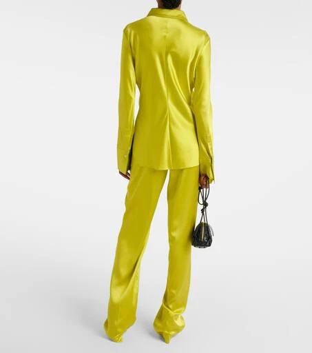 Joseph Brunel silk satin blouse 3