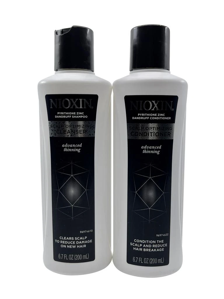 NIOXIN Advanced Pyrithione Zinc Dandruff Shampoo & Conditioner 6.7 OZ Each 1