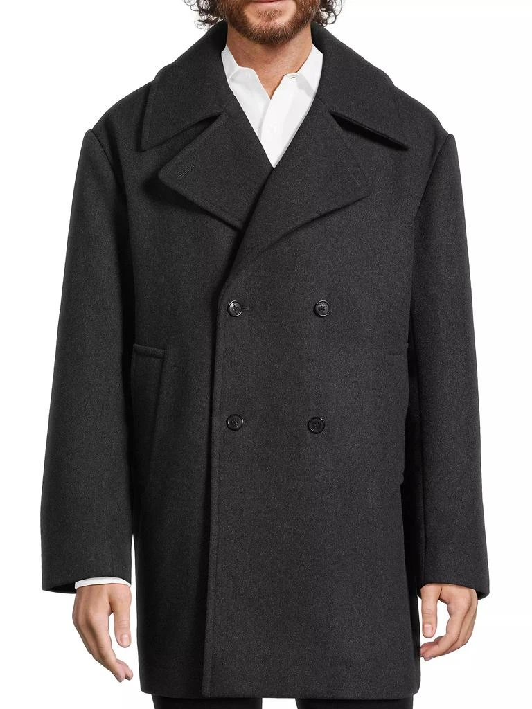 Michael Kors Oversized Wool Peacoat 3