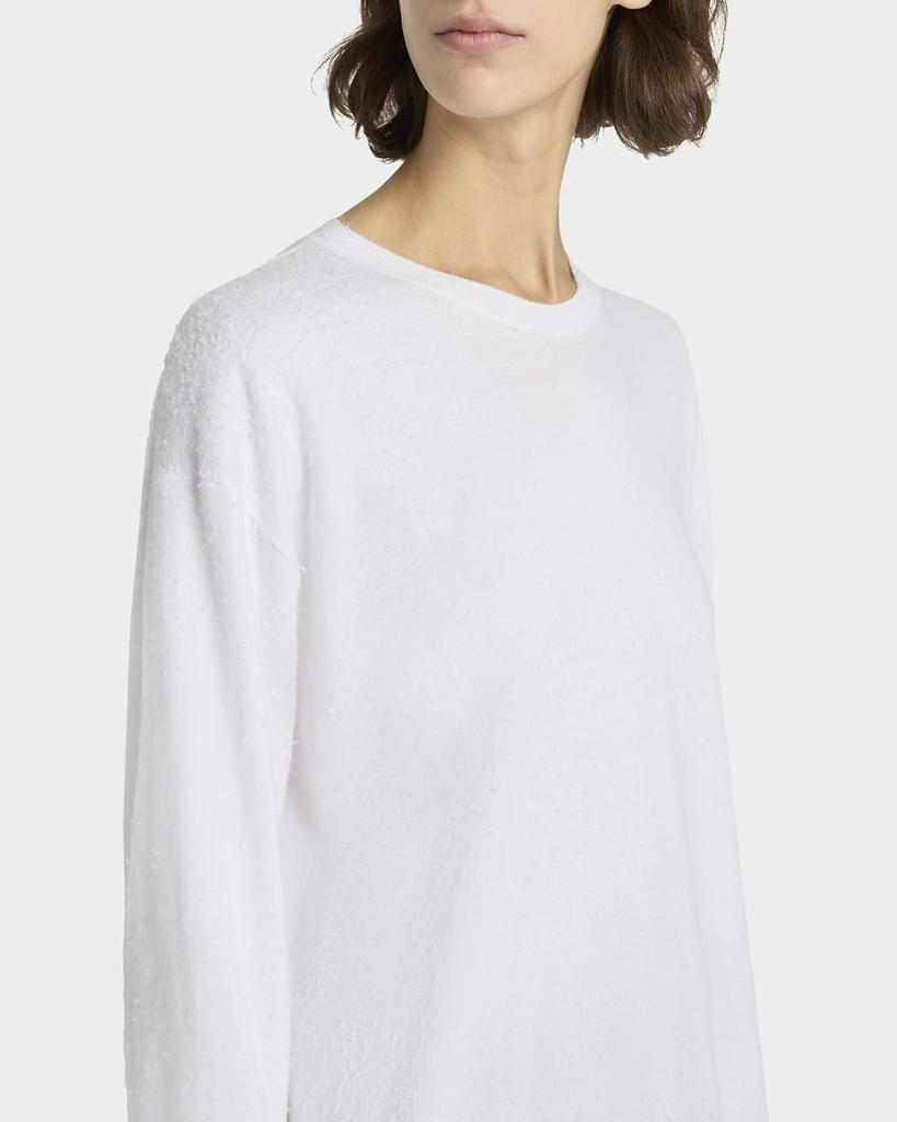Shop Kabira Textured Cotton Long-Sleeve T-Shirt on Sale at
