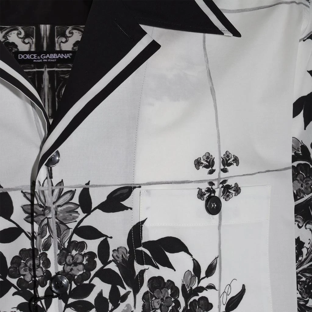Dolce & Gabbana Dolce & Gabbana Majolica-Printed Poplin Hawaii Shirt 3