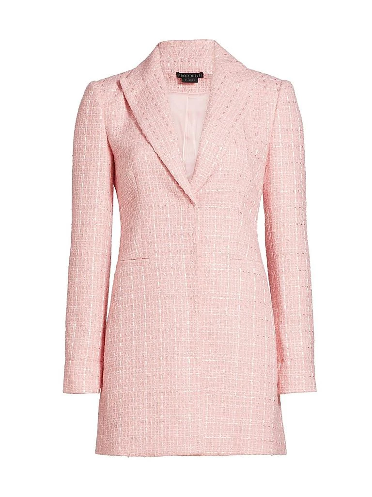 Alice + Olivia Justin Tweed Blazer Minidress 1