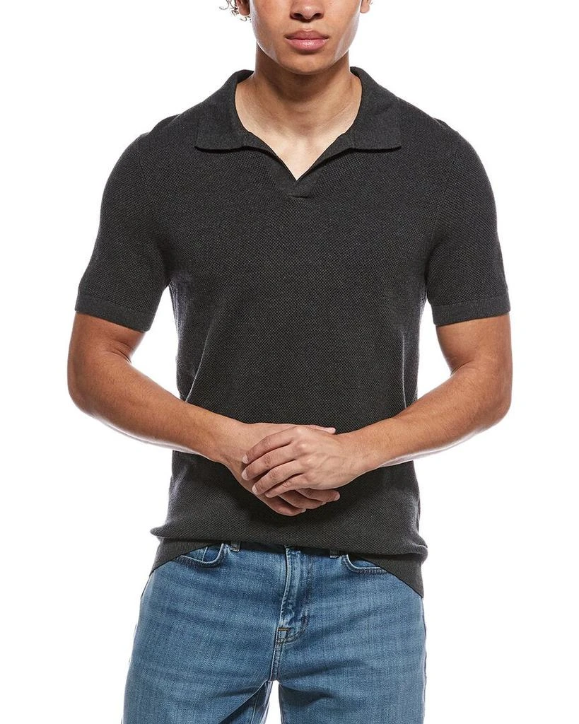 Brooks Brothers Pique Buttonless Polo Sweater