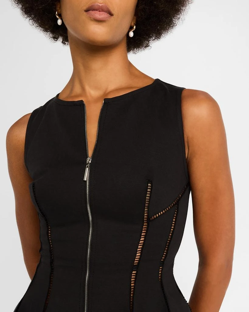 Alexis Italie Zip-Front Mini Dress 5