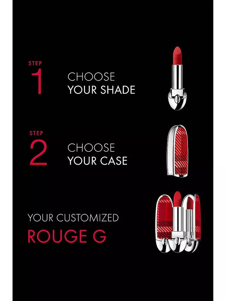 Guerlain Rouge G Fashion-Inspired Luxurious Velvet Lipstick Case 3