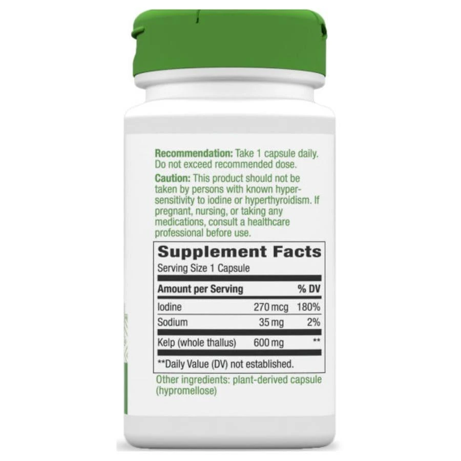 Nature's Way Kelp Vegan Capsules 5