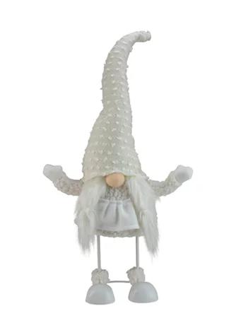 Northlight 24.5Inch White And Beige Sparkling Serena Christmas Gnome