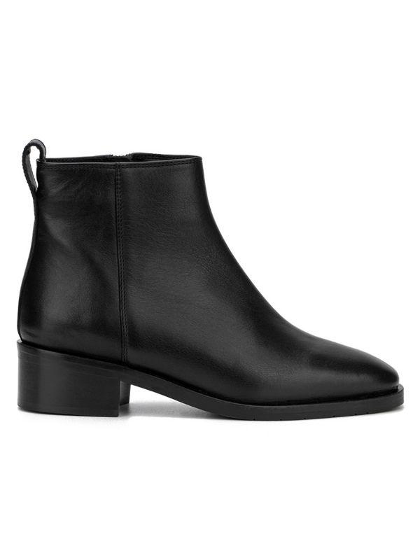 Aquatalia Carisa Leather Ankle Booties