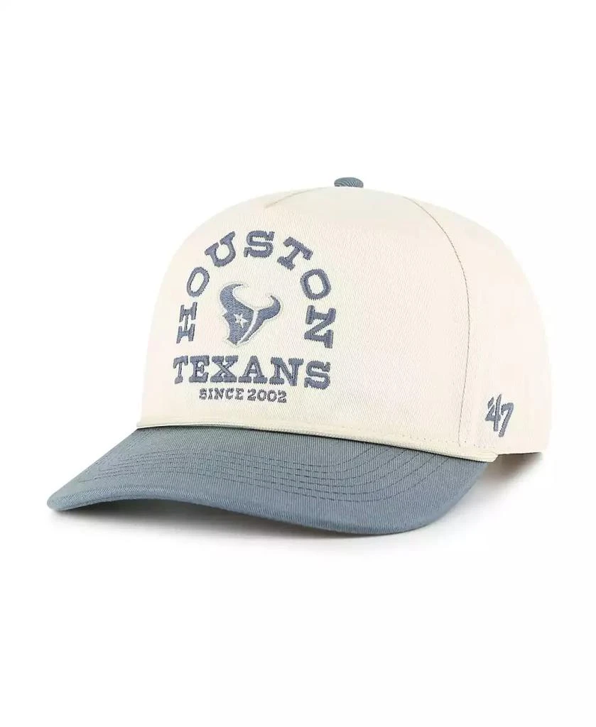 47 Brand Men's Cream Houston Texans Ranchero Hitch Adjustable Hat 1