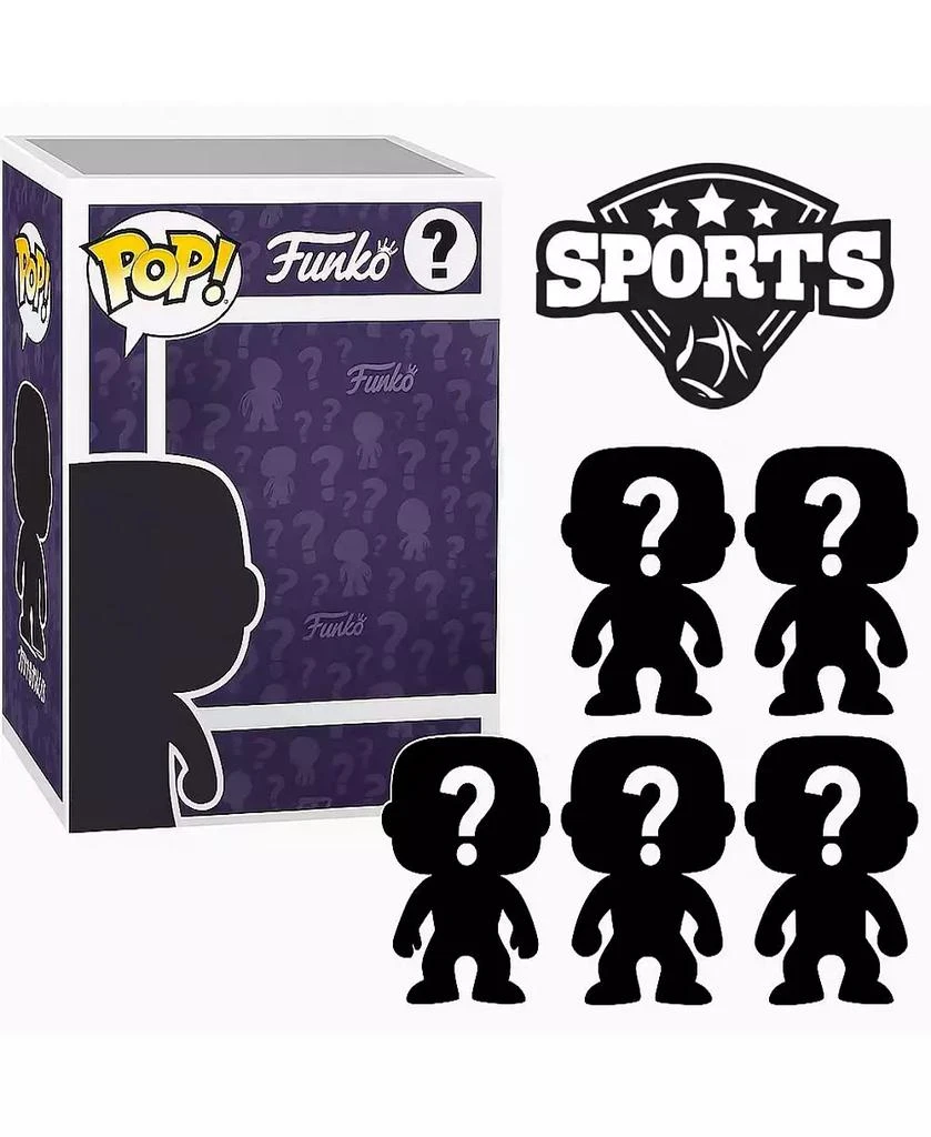 Funko Pack of 5 Surprise Mystery Sport Pop! Randomly Selected