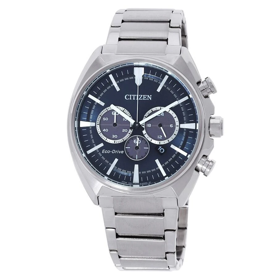 Citizen Chronograph Eco-Drive Blue Dial Men's Watch CA4288-86L 1