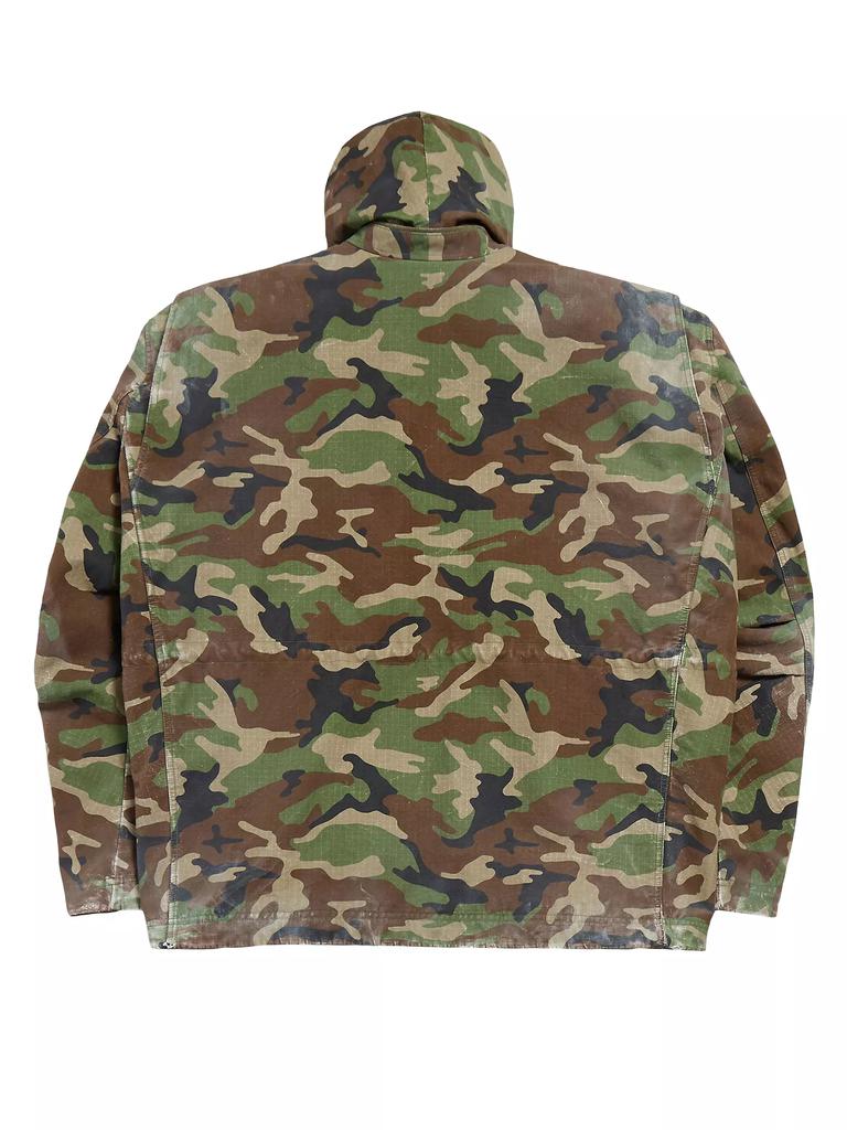 Balenciaga Dark Camo Biker Army Jacket