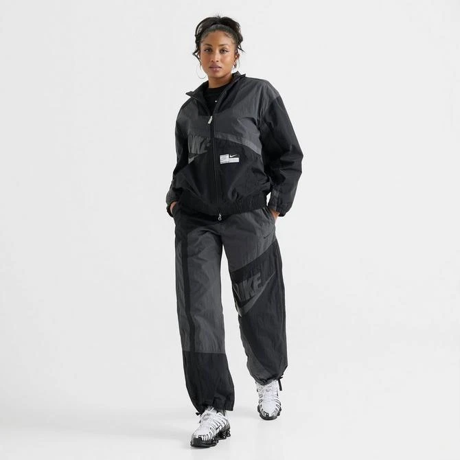 NIKE Women's Nike Sportswear Street Mid-Rise Loose Woven Open-Hem Pants 2