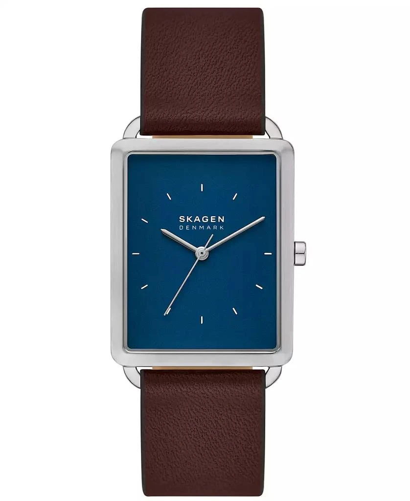 Skagen Men's Hagen Three Hand Brown Pro-Planet Leather 36mm 1