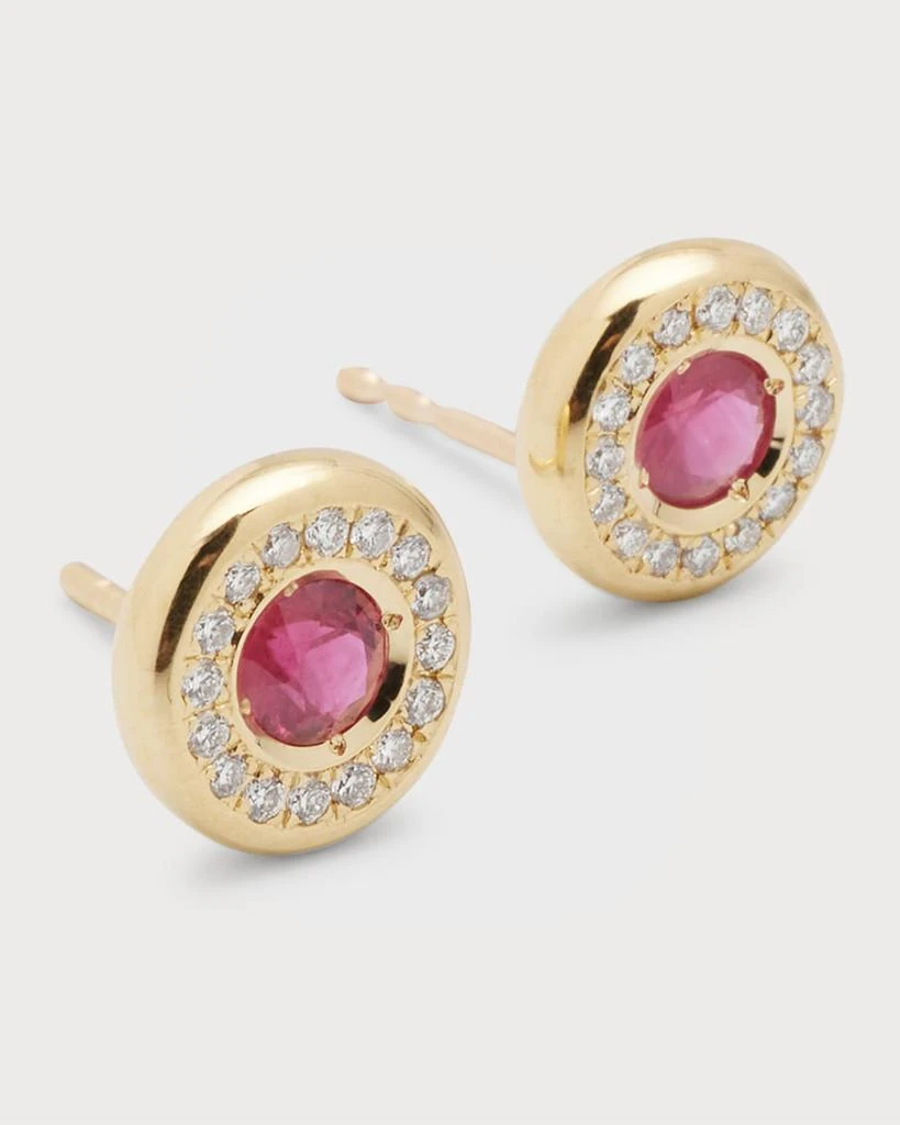 Roberto Coin 18k Gold Ruby Stud Earrings 3