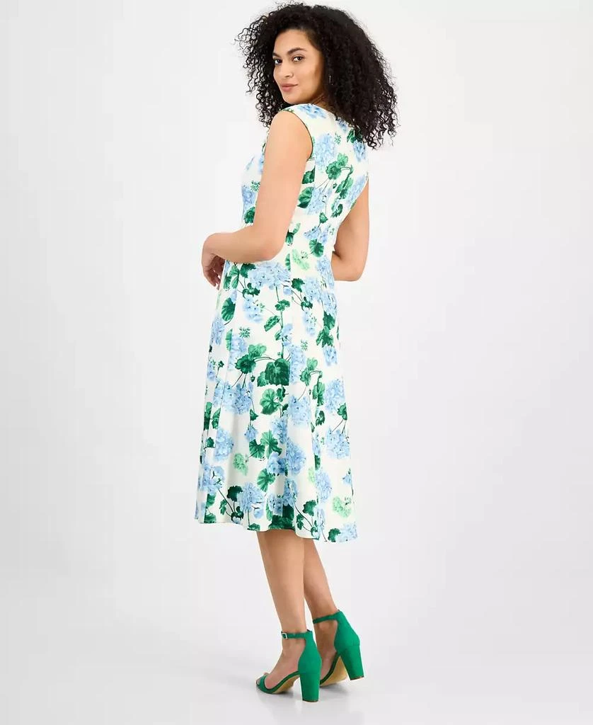 Donna Ricco Donna Rico Women's Floral Sleeveless A-Line Dress 5