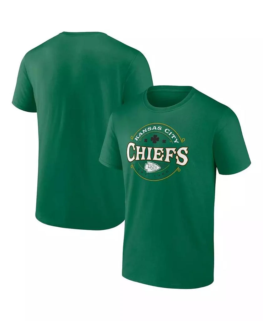 Fanatics Men's Kelly-Green Kansas City Chiefs Big Tall Celtic T-Shirt 1