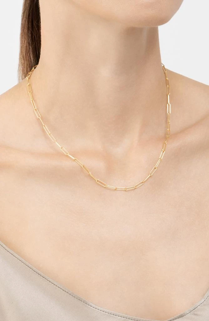 ADORNIA Paper Clip Necklace 2