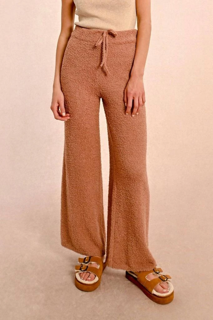 Molly Bracken Molly Bracken - PLUSH KNIT LOUNGEWEAR PANTS 1