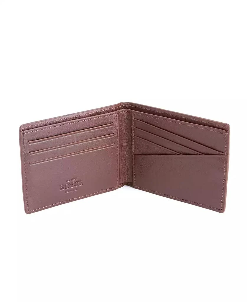ROYCE New York Men's RFID Blocking Slim Bifold Wallet 3